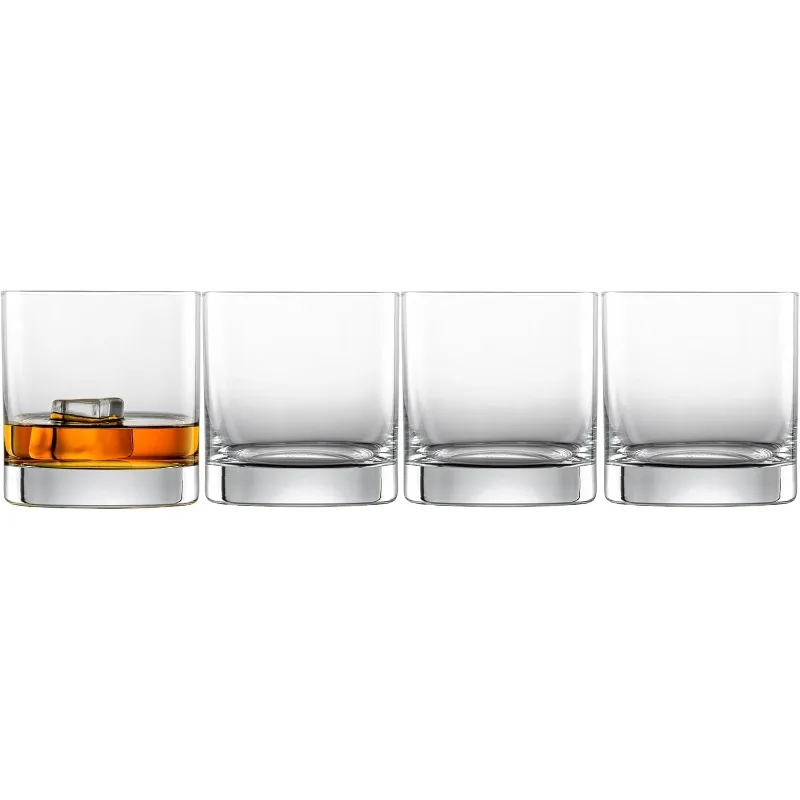 

Paris Whiskey Glass 13.5 Ounce (Set of 6), Bar Tumbler for Whiskey, Dishwasher-Safe Tritan Crystal Glasses, Made in Germany