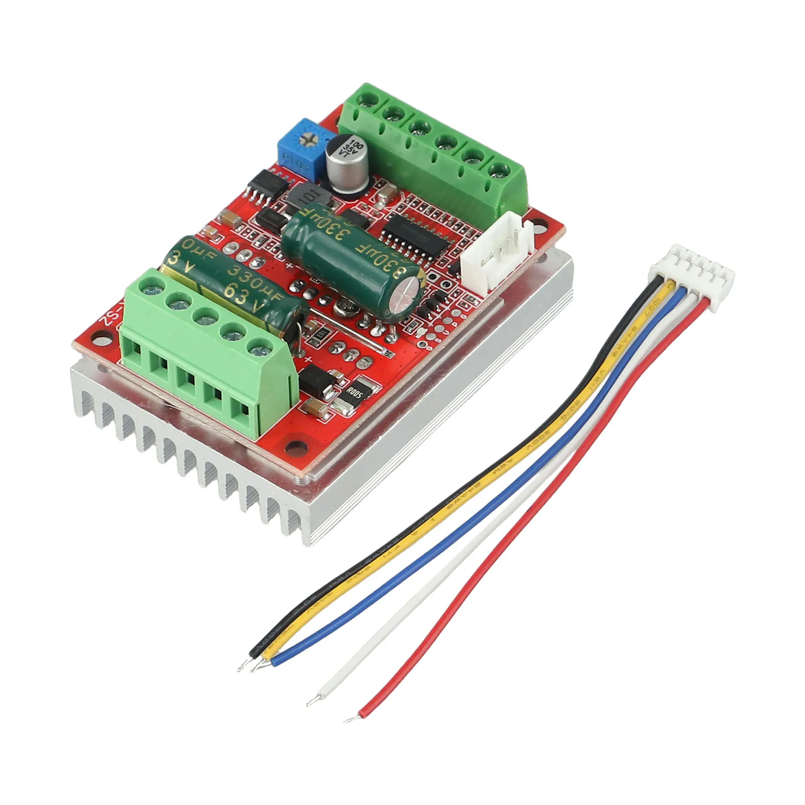 12V 24V 48V BLDC 6-60V 450W Three-phase Brushless Motor Controller Driver Board ZS-X11D1 Working  9-60V Power Supply