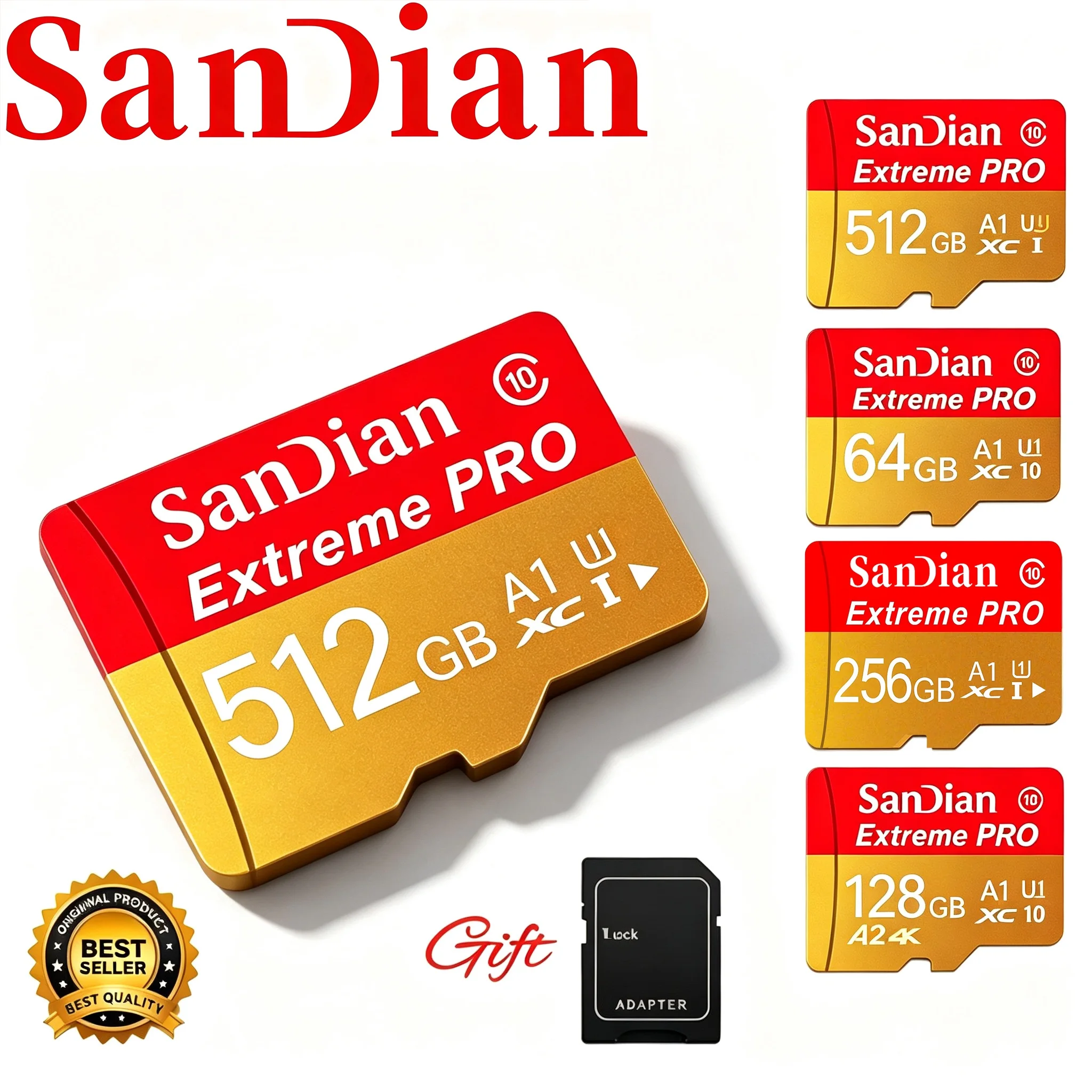 Classic TF Cards 512GB 64GB 128GB Micro TF SD Card Memory Card SD Cards 8K V10 for Dash Cam/Smartphone/Tablet/Router/Mobile