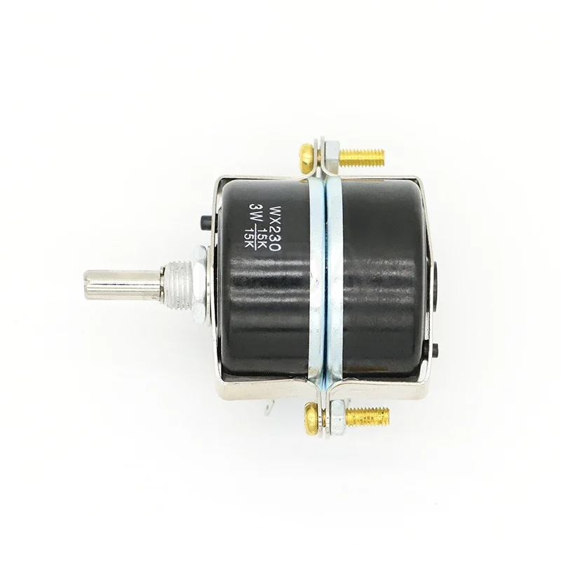 1Pc WX230 3W 100 Ohm 220 Ohm 330 Ohm 470 680 1K 1.5K 2.2K 3.3K 4.7K 5.6K 6.8K 10K 15K 22K 33K 47K Duplex Wirewound Potentiometer