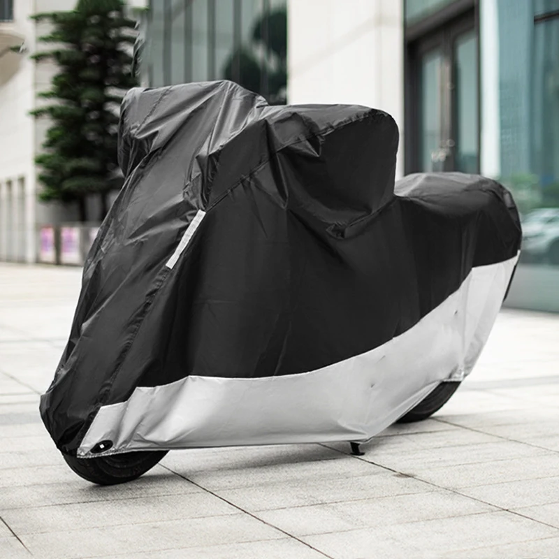 Outdoor Motorcycle Cover Waterproof  Outdoor Protection Tear Proof Ventilation Rain Dust Sun