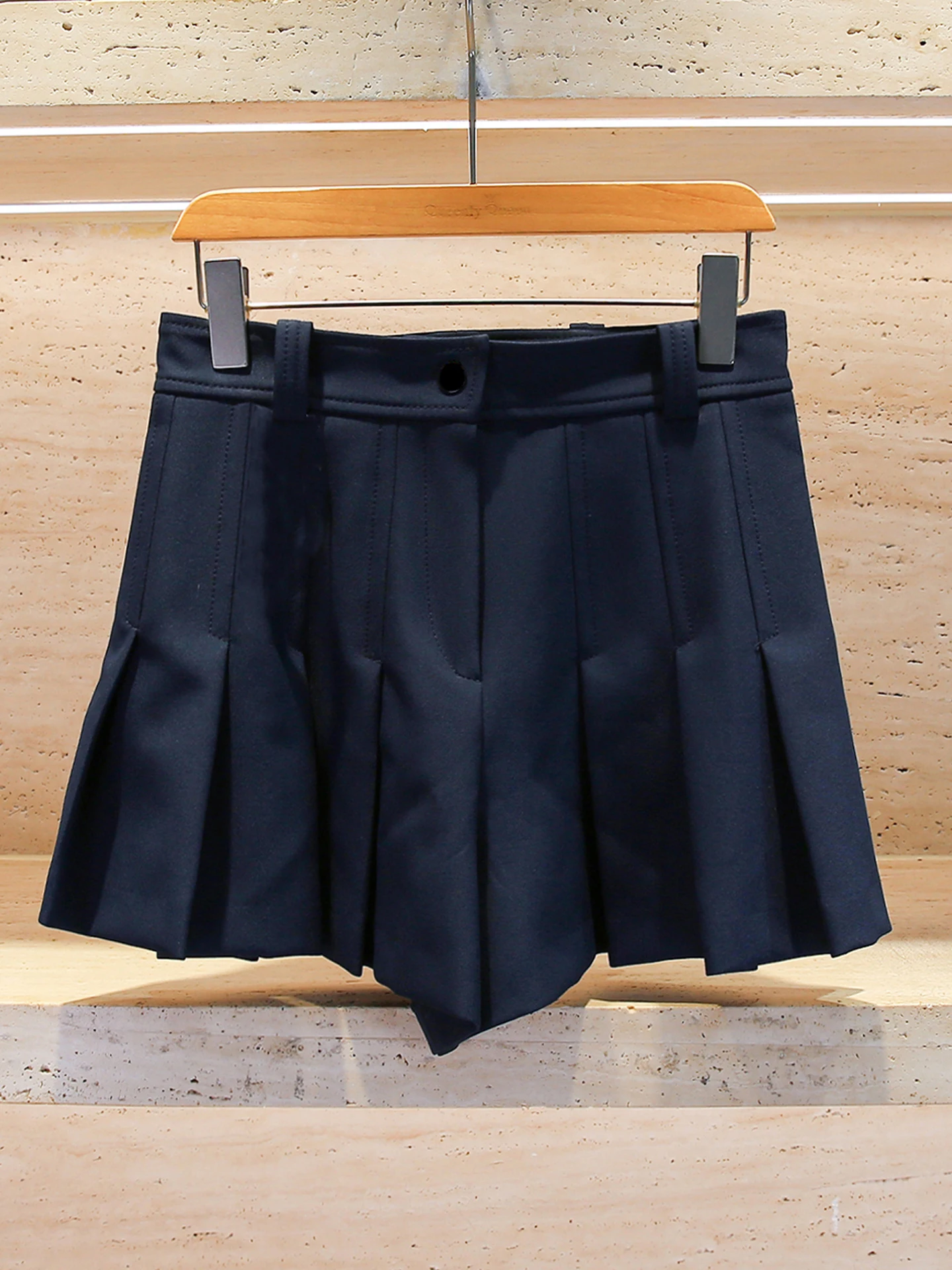 

High Waist Pleated Skirt Casual Versatile Anti-Aging Autumn New Arrival Women's Faion S Home South Oil Premium Collection