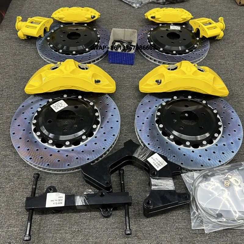 

Upgrade Refit 6 Pot Brake Caliper Front 355-405mm Brake Caliper Big Brake Kit