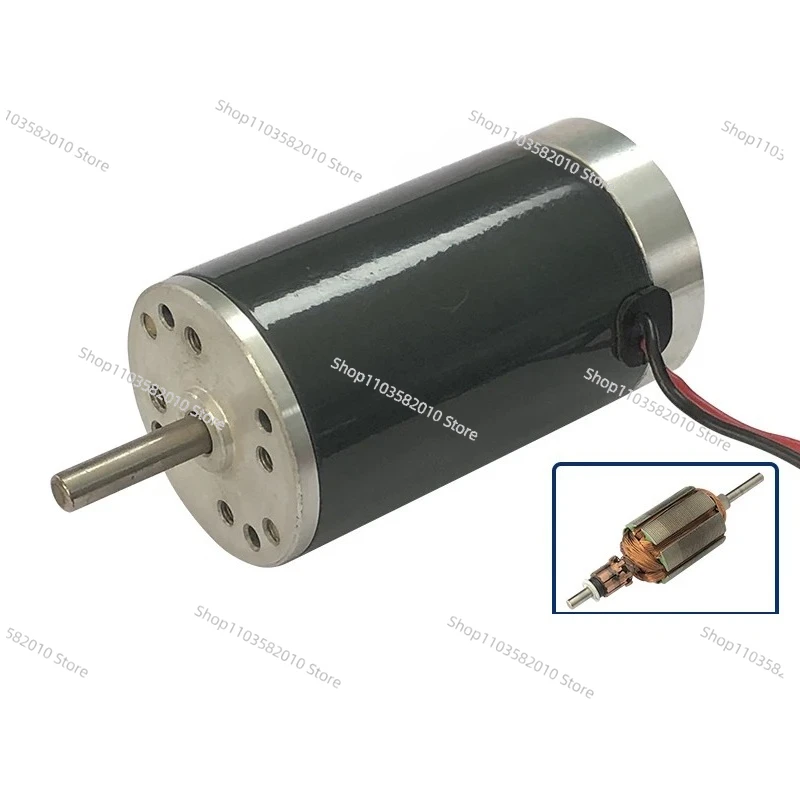 45ZYT68 DC motor 12V/24V micro high-speed silent motor 5mm shaft diameter forward and reverse speed regulation