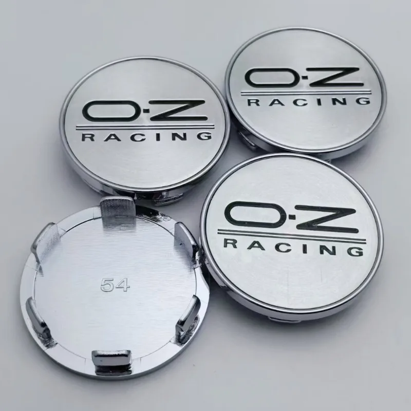 4 Stück 54MM Clips 49MM O.Z Racing Logo Emblem OZ Emblem Auto Radnabenkappen Felgenabdeckungen Staubschutz Auto Zubehör – Detail 6
