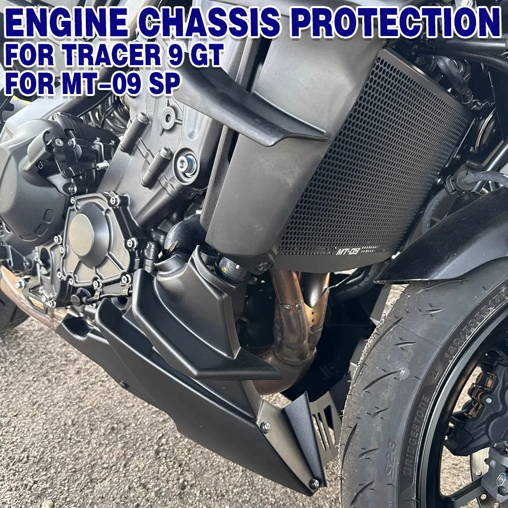لياماها MT 09 MT09 SP الراسم 9 GT 2021-2025 MT-09 Y-AMT 2024-2025 دراجة نارية البطن عموم غطاء حماية هيكل المحرك واقية #1