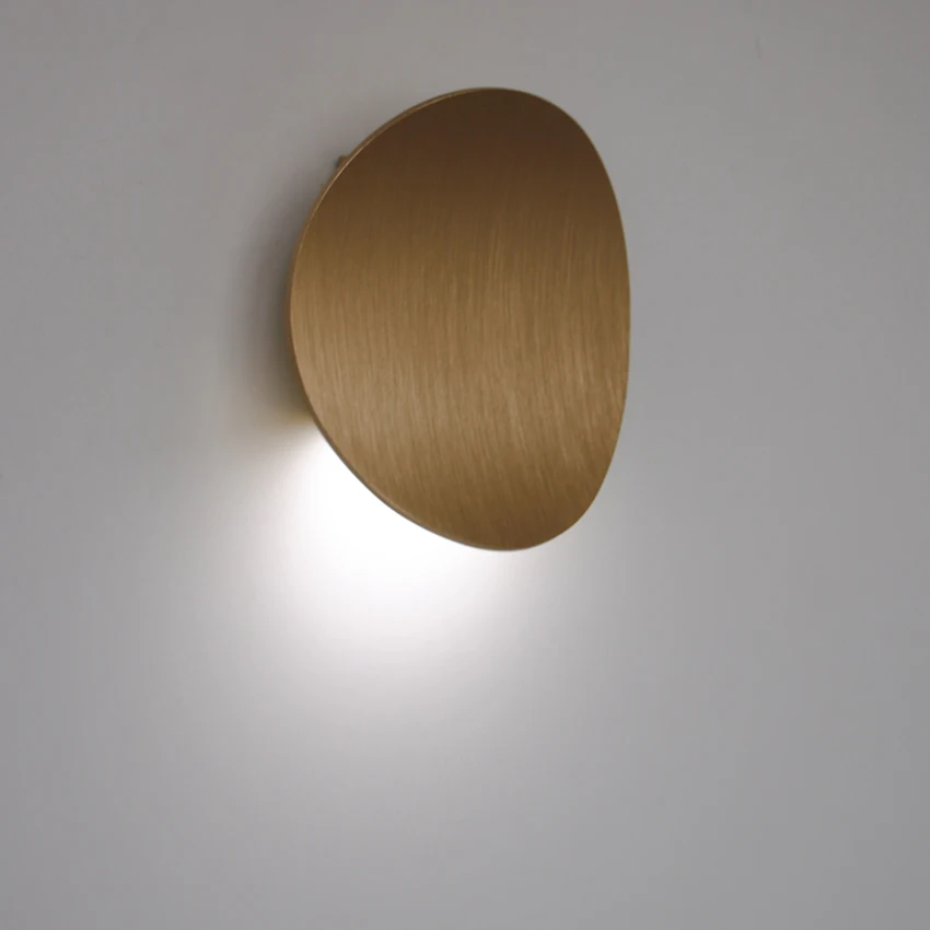 Imagem -02 - Moderno Led Lâmpadas de Parede Interior Lâmpadas de Decoração para Casa Dourado Preto Branco Luz de Parede Sala de Estar Fundo Corredor Quarto Wall Sconce