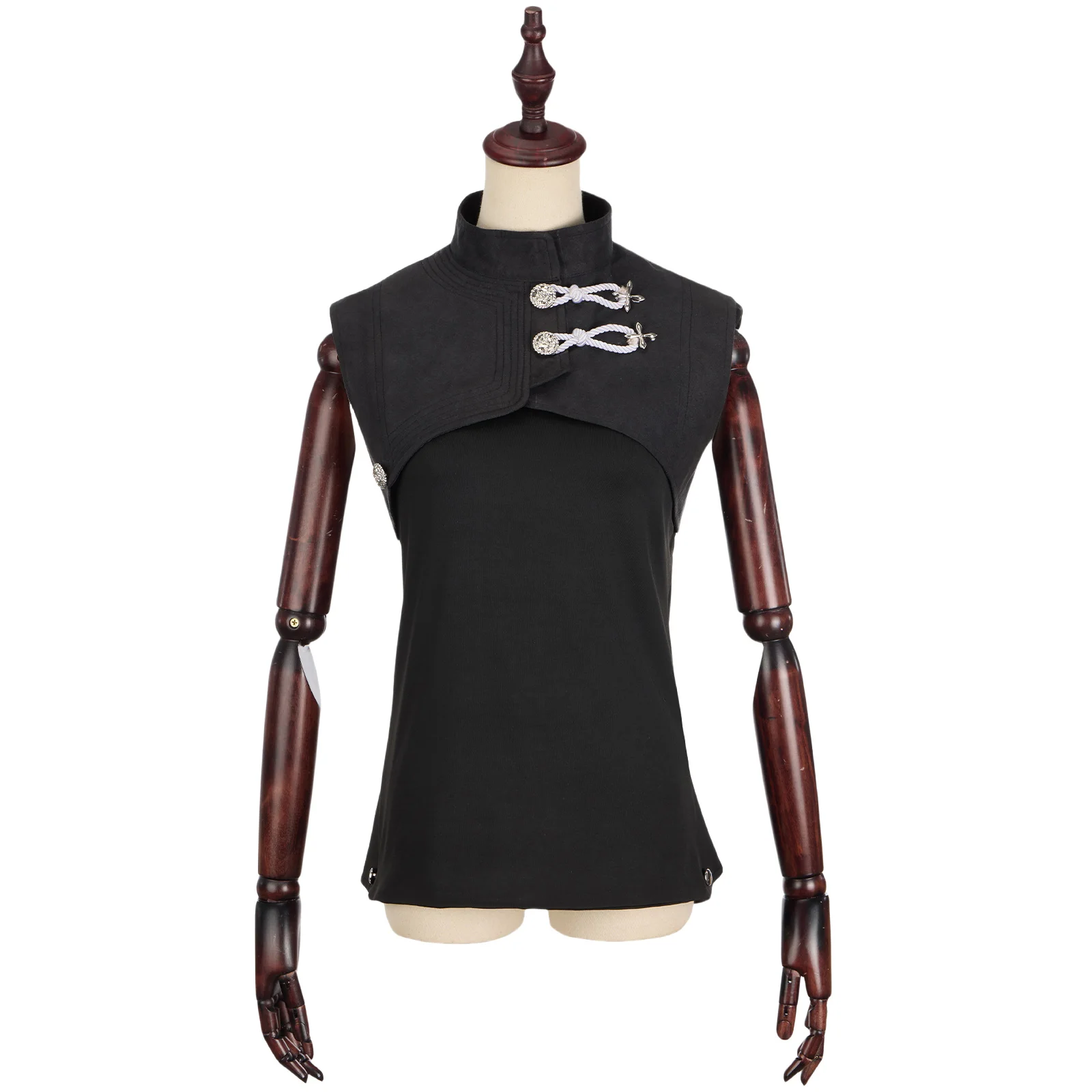 سترة بدون أكمام للفنانين القتالية، أزياء تنكرية، فستان أسود، سروال، أغطية الرأس، ملابس الهالوين