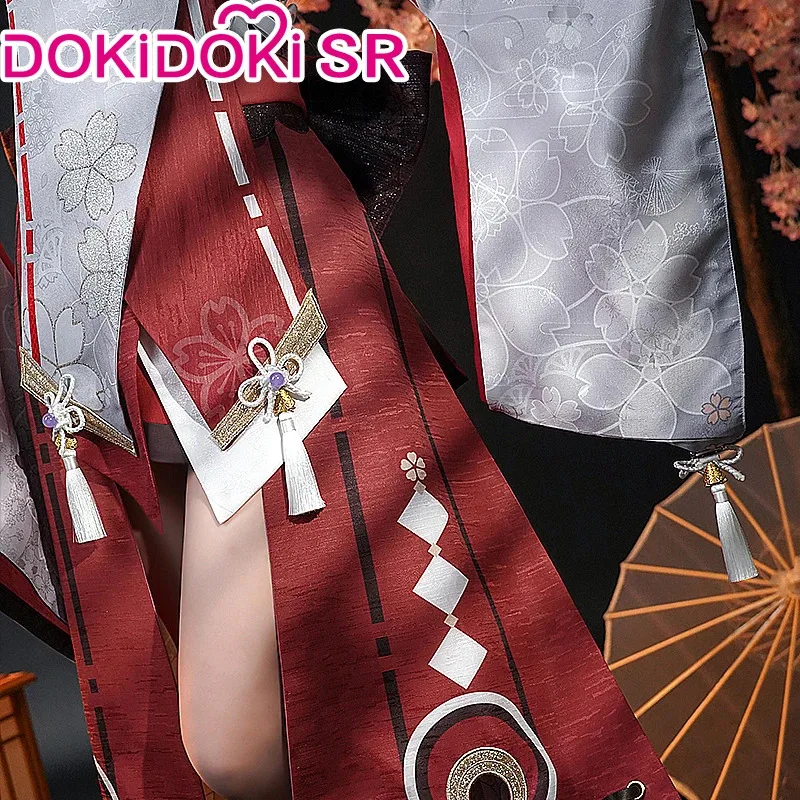 LQIN STOCK Yae Miko تأثيري لعبة Genshin تأثير تأثيري DokiDoki-SR النساء زي Yae Miko شعر مستعار تأثيري أحذية إكسسوارات معدنية