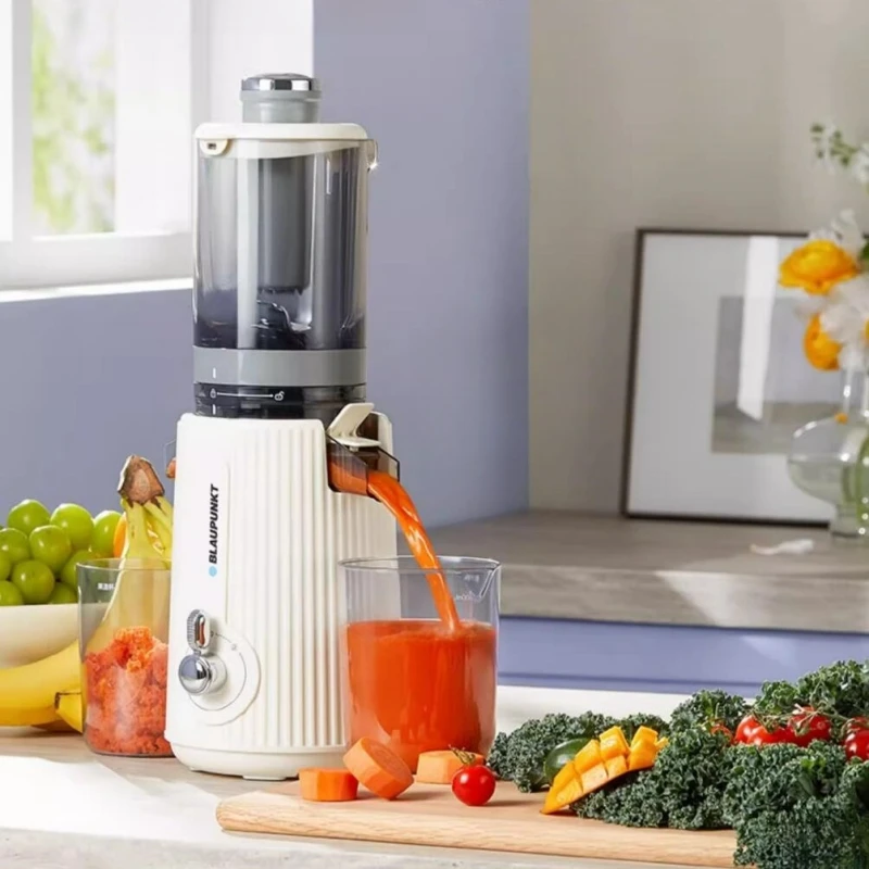 

BLAUPUNKT 220V Large Calibre Juicer Small Household Slag Juice Separation Automatic Juicer Machine Electric Slow Juicers