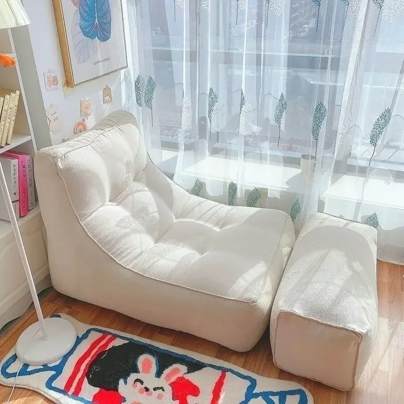 

Lazy Sofa Can Be Used for Sleeping Household Tatami Small Family Type Single Reclining Chair Bedroom Room Small Sofa