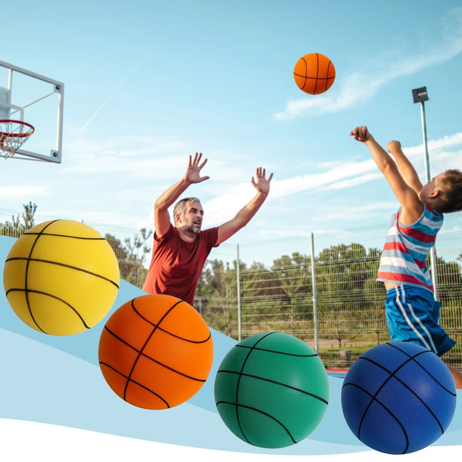 Pelota de juguete silenciosa para niños, juguete de espuma de 18CM para interior, patio de juegos silencioso, juegos deportivos para niños, regalo