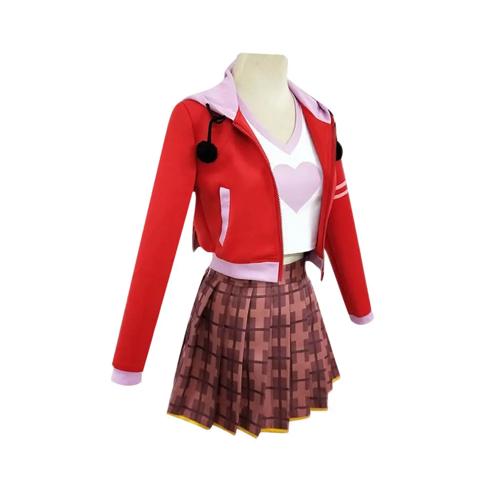 Astolfo fantasia cosplay para homens e mulheres, destino, apócrifos, diariamente, dramatização de Halloween, roupa linda, peruca rosa, top vermelho, saia, terno completo