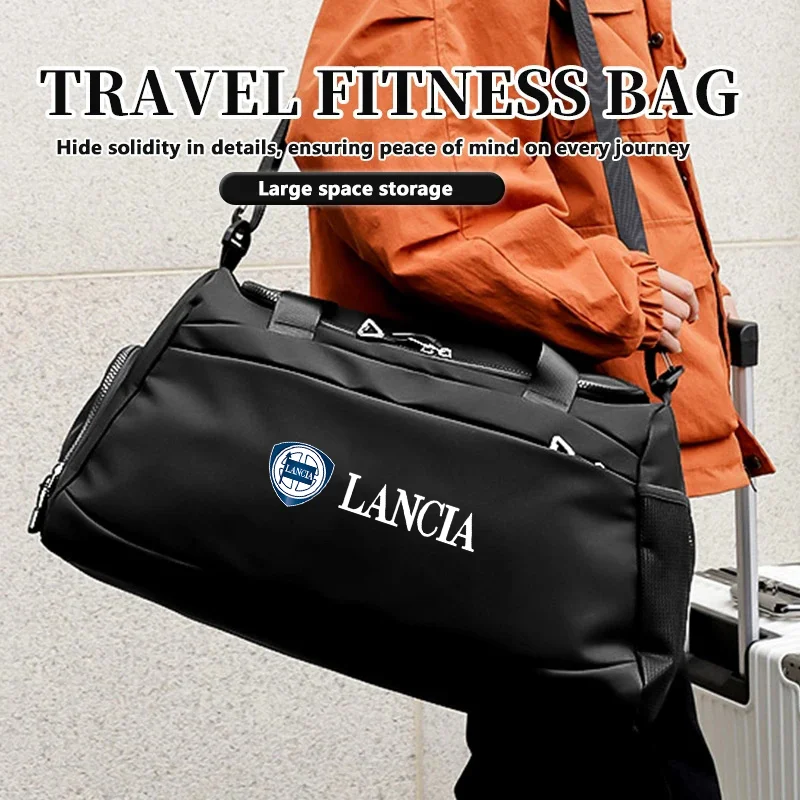 Unisex Gym Travel Duffel Bag Multi-Functional Waterproof Bag for Lancia ypsilon delta musa nera thema STRATOS Y Accessories