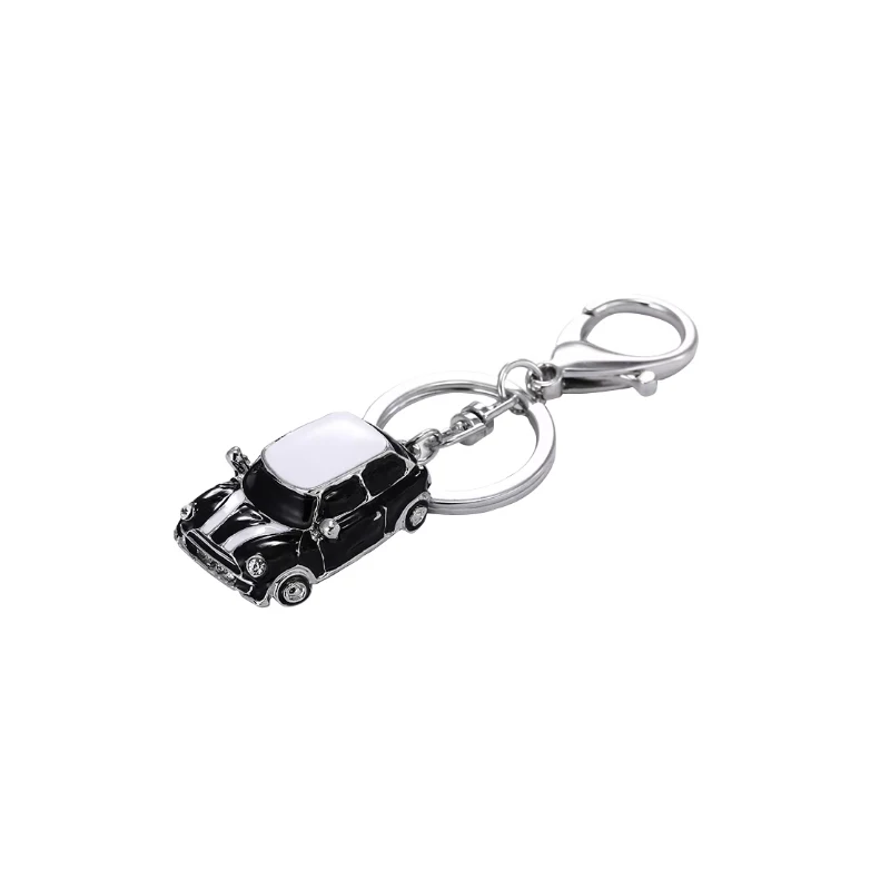 For MINI ONE COOPER S JCW R55 R56 R60 R61 F54 F55 F56 F57 F60 Car Model Metal Keychain Cute Car Key Ring Decoration Accessories