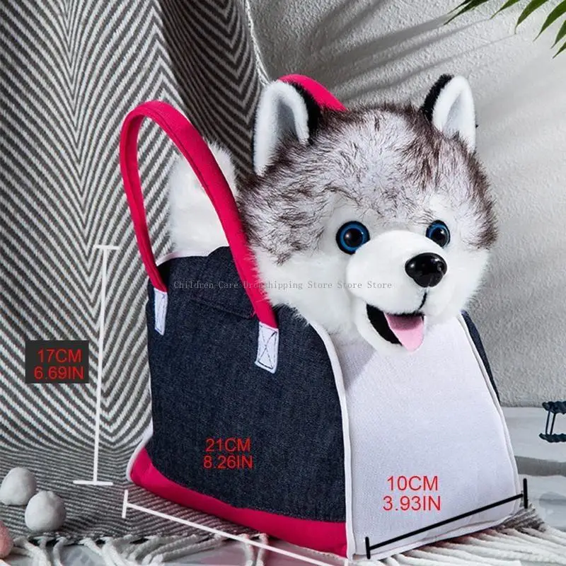 Simulatie elektrisch gratis schattige kleine puppy kan schors knik knikken wagging staartimulatie pluche knuffel gevulde