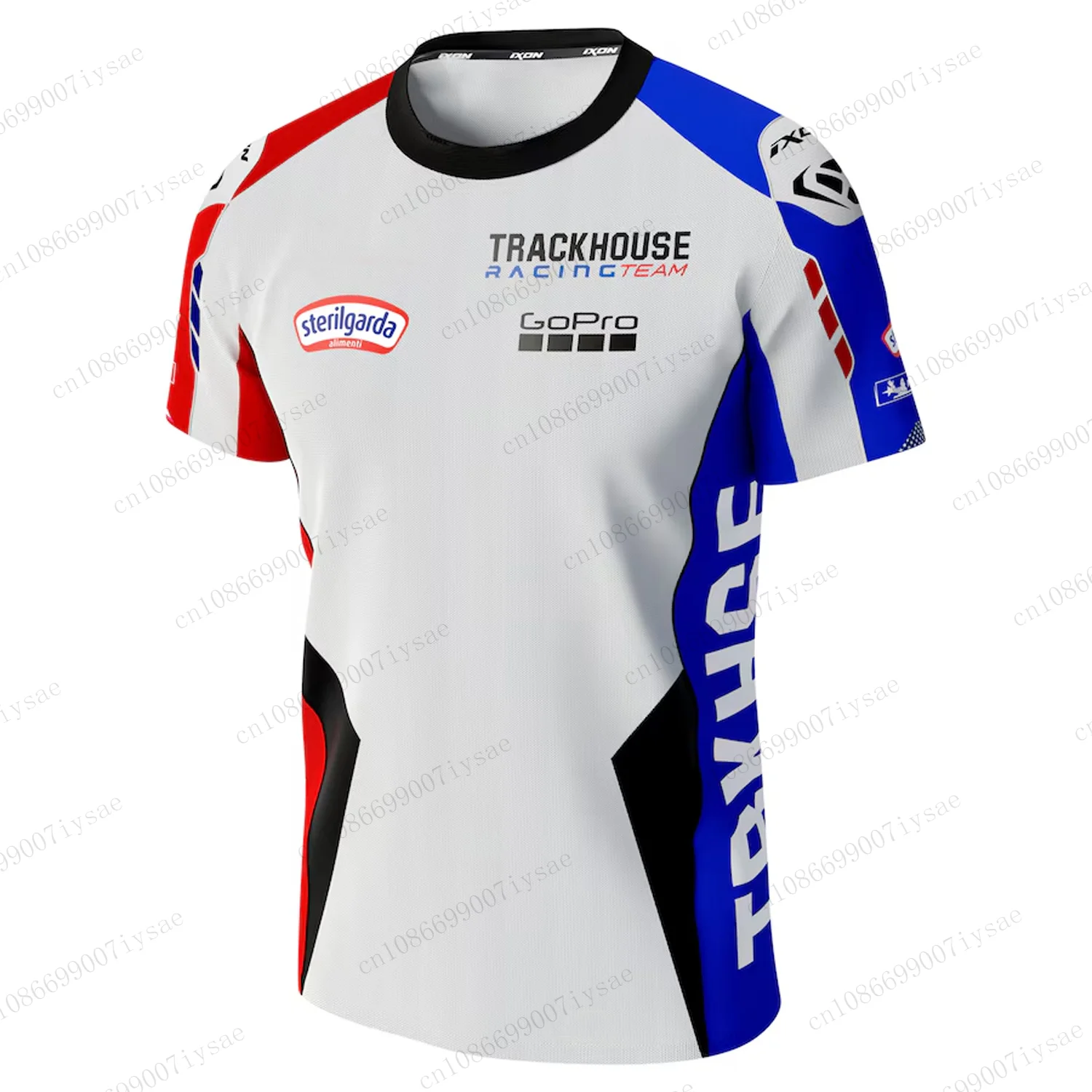 2024 Summer Hot Selling Motorcycle Match Men's Trackhouse 2024 T-Shirt  Motorbike Racing Breathable Tee Outdoor Rider Sportswear