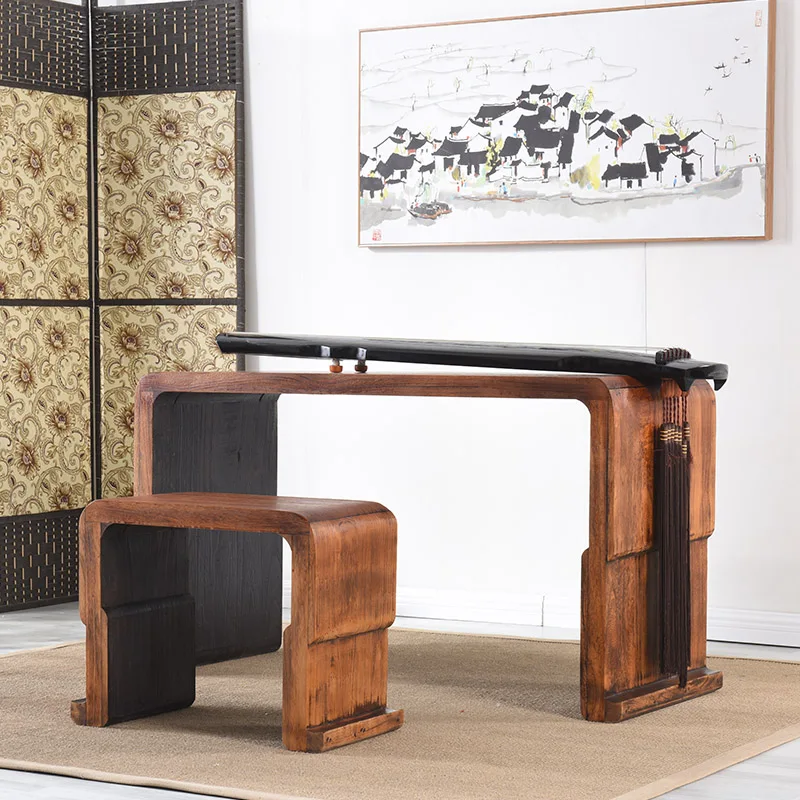 

Стол-табурет Guqin, горящий чайный столик из массива дерева в павловнии