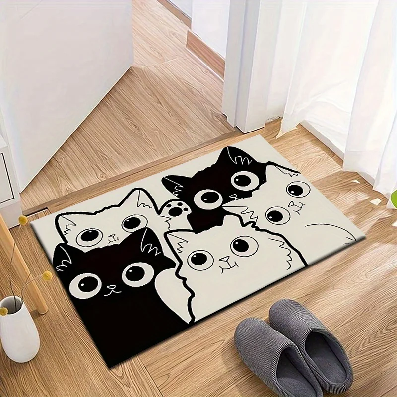 A-patterned welcome doormat- thick, high-density outdoor doormat suitable front porches and entrances, washable, suitable spring
