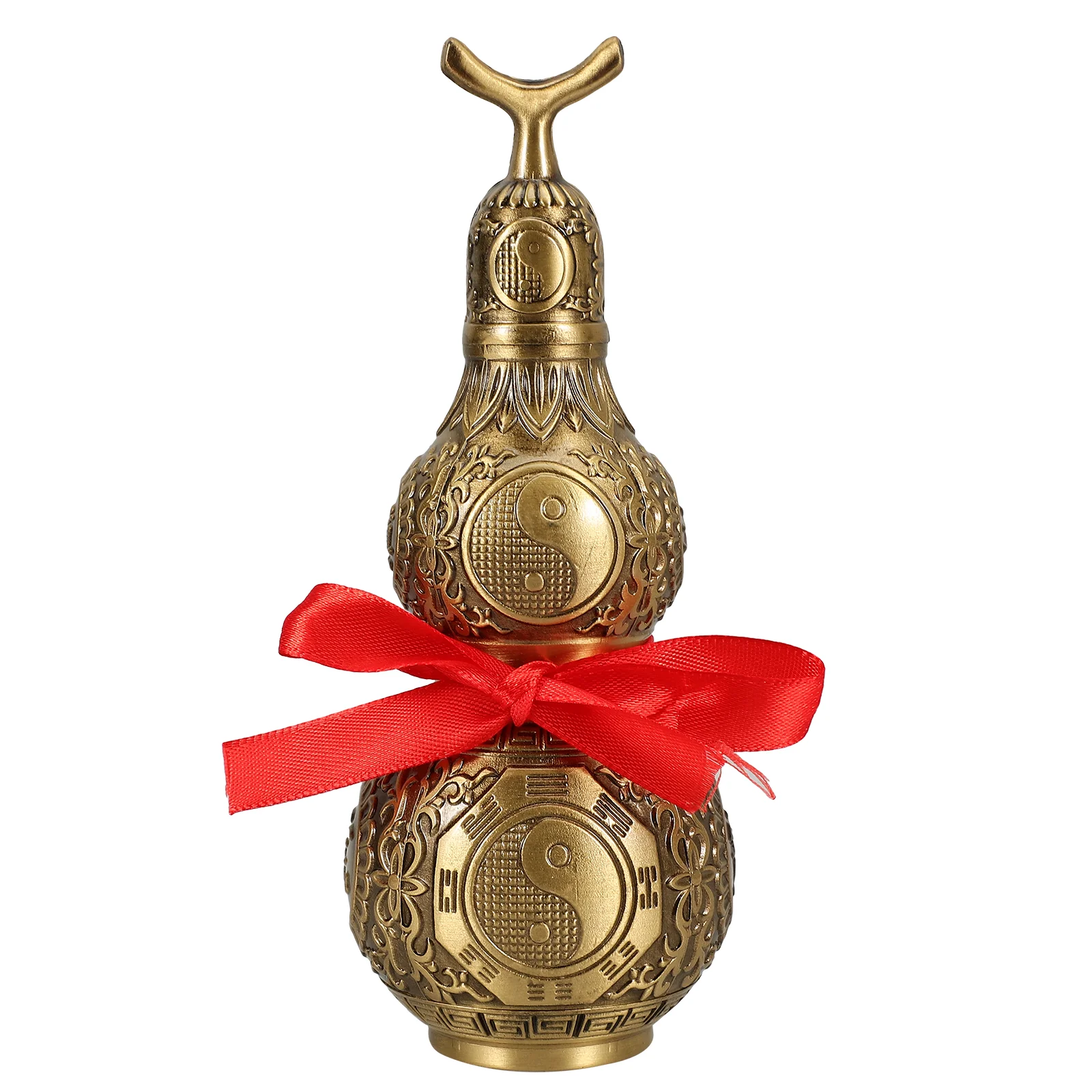 

Gourd Ornaments Calabash Model Decorative Figurine Home Modeling Tabletop of The Lid