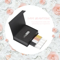 JASTER Crystal USB 3.0 Flash Drive 128GB Free Custom Logo Pen Drive With Black Box Creative Business Gift 64GB 32GB Memory Stick