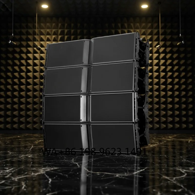 Dual 12 Inch 3-Way Passive Line Array Speaker 2200W 8Ohm Neodymium Large Stage
