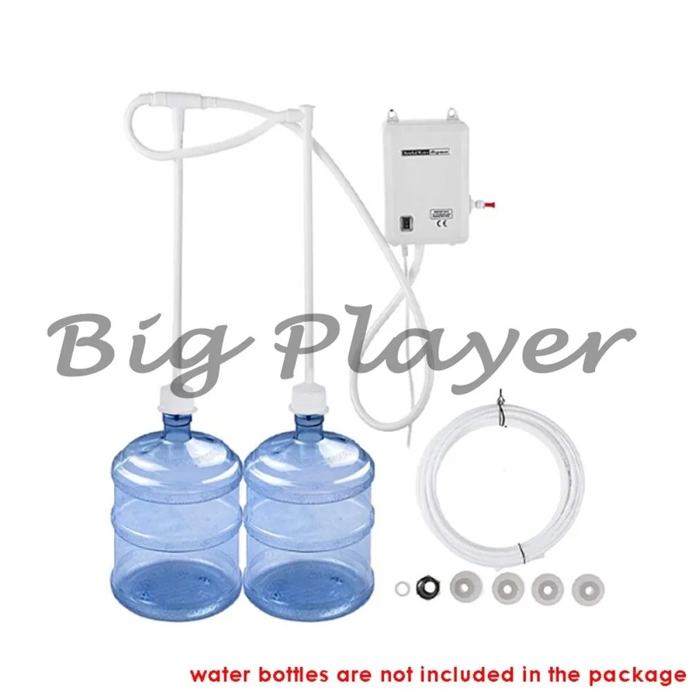 20ft Pipe Water Dispenser Pump 110V 220V Dual Voltage Single Two Inlets Water Bottle System