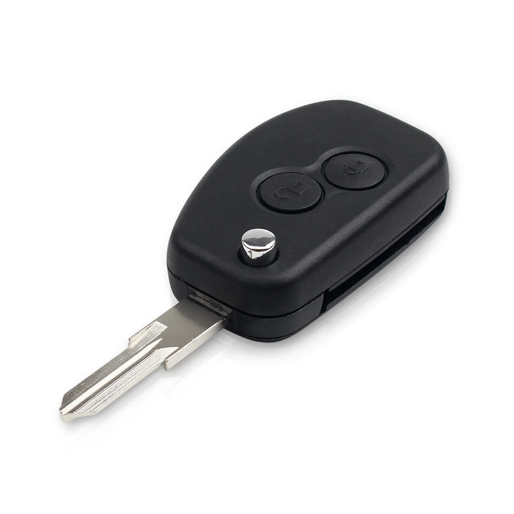 KEYYOU Modified Flip Car Key Shell 2 Buttons For Renault Duster Logan Fluence Clio Kangoo Sandero Espace VAC102/NE72 Blade