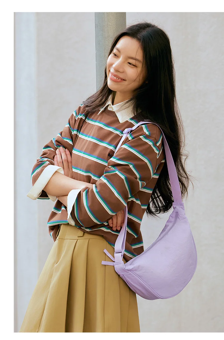 Semir Umhängetasche für Damen, 2025, neue Brusttasche, Macaron-Farbe, Knödeltasche, minimalistische Hüfttasche, Schultertasche – Detail 16