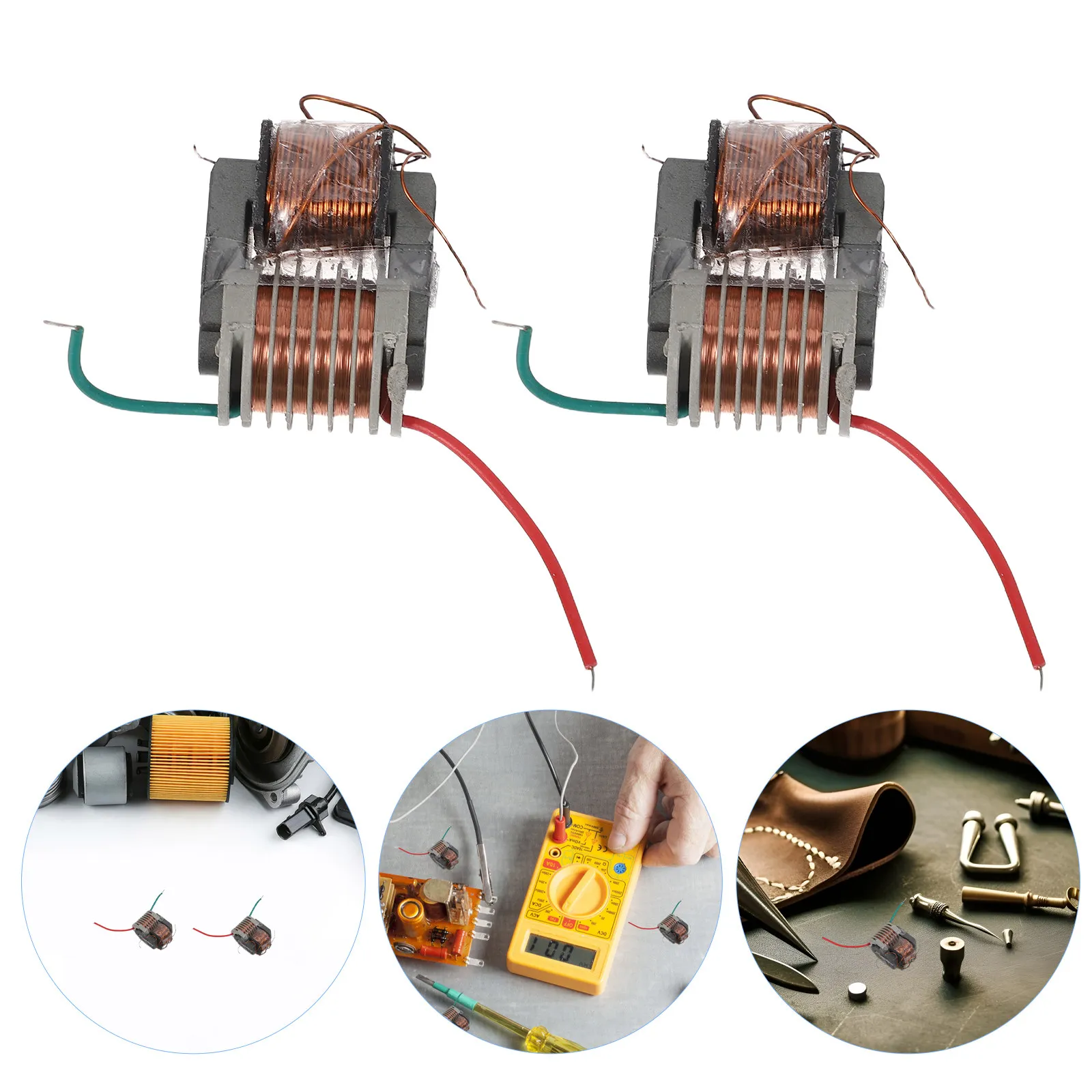 4Pcs High Voltage Transformer Module 15Kv Compact Boost Step-Up Power Module for Scientific Experiment Electronic Equipment
