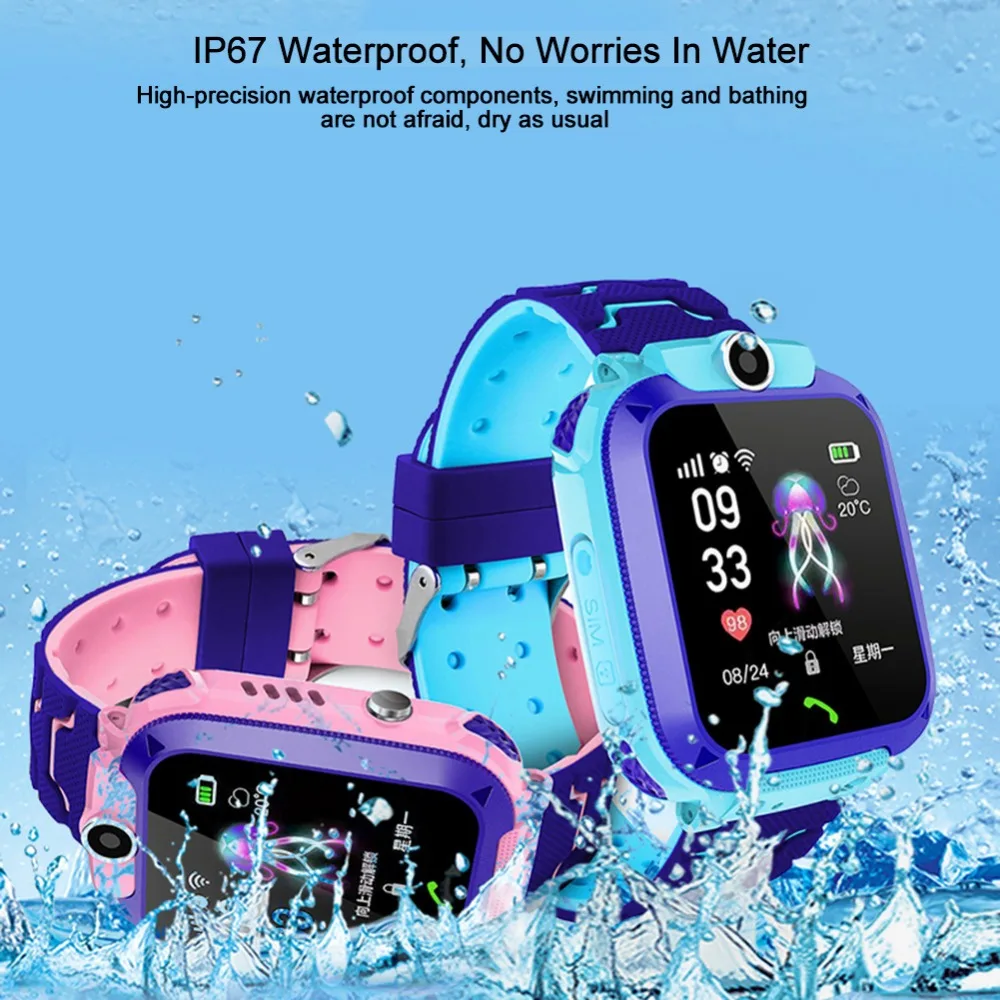 Children's Waterproof Smart Watch Clear Call Precise Positioning Long Battery Life Ultra-thin Body Cool Wear Camera Smartwatch