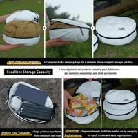 Ensemble de sacs de rangement Soomloom Tyvek 2.0 – Sacs organisateurs légers et résistants aux déchirures pour équipement de camping, voyage et rangement quotidien S, M, L 5