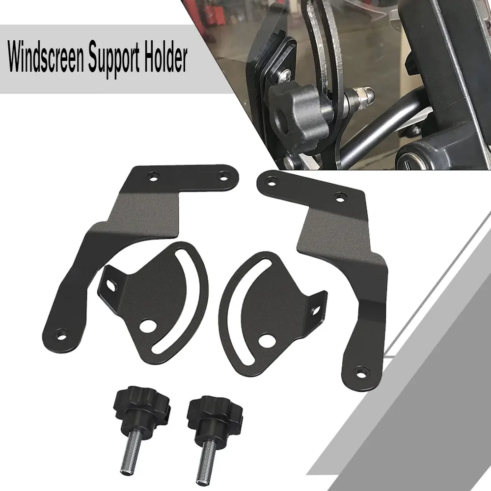 

For BMW R1200 R1250 GS ADV R1200GS R1250GS Adventure GS1250 GS1200 Windshield Support Holder Windscreen Strengthen Bracket Kits