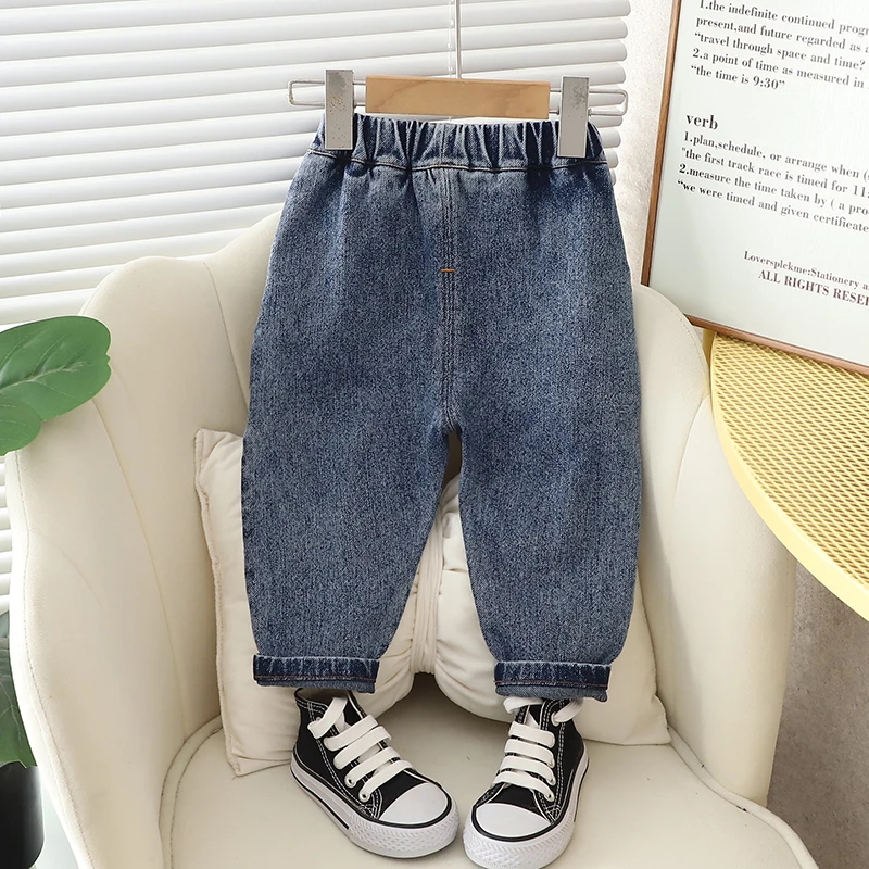 New Spring Kids High Quality Boys Girls Fashion Holes Children Jeans For Baby Casual Denim Pants Toddler Leggings 0-5 Years