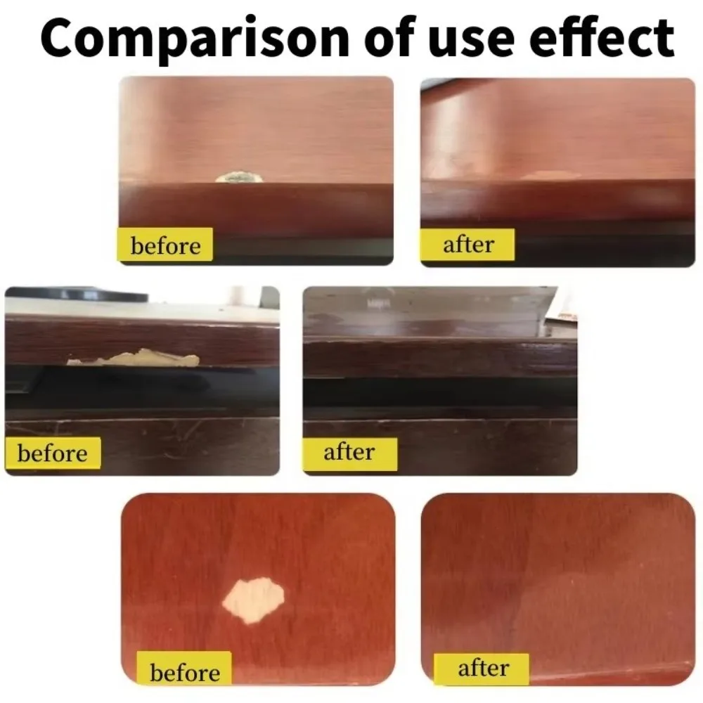 Waterproof Furniture Repair Pen Wooden Furniture Touch Up Floor Repair Pen Damaged Scratch Stains Scratches Wood Repair Crayon