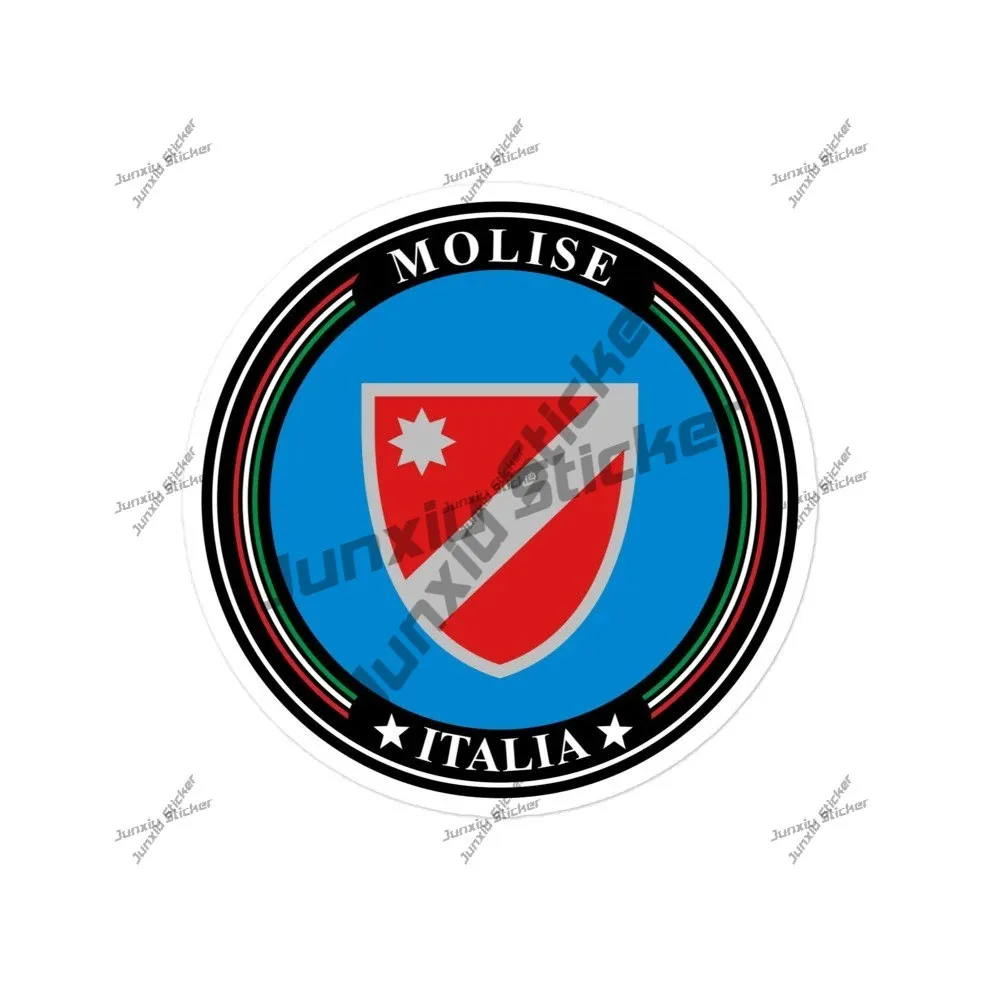 

Molise Italy Rotundity Flag Sticker Creativity Vehicle Phone Window Engine Boat Decal Suv Laptop Speedboat Occlusion Scratch Pvc