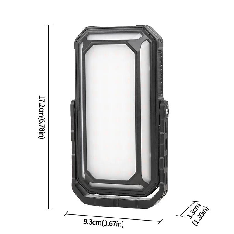 Oplaadbare draagbare handlamp COB LED Krachtige zaklamp Outdoor Camping Zonne-oplaadlamp USB-zaklamp met COB-werklantaarn