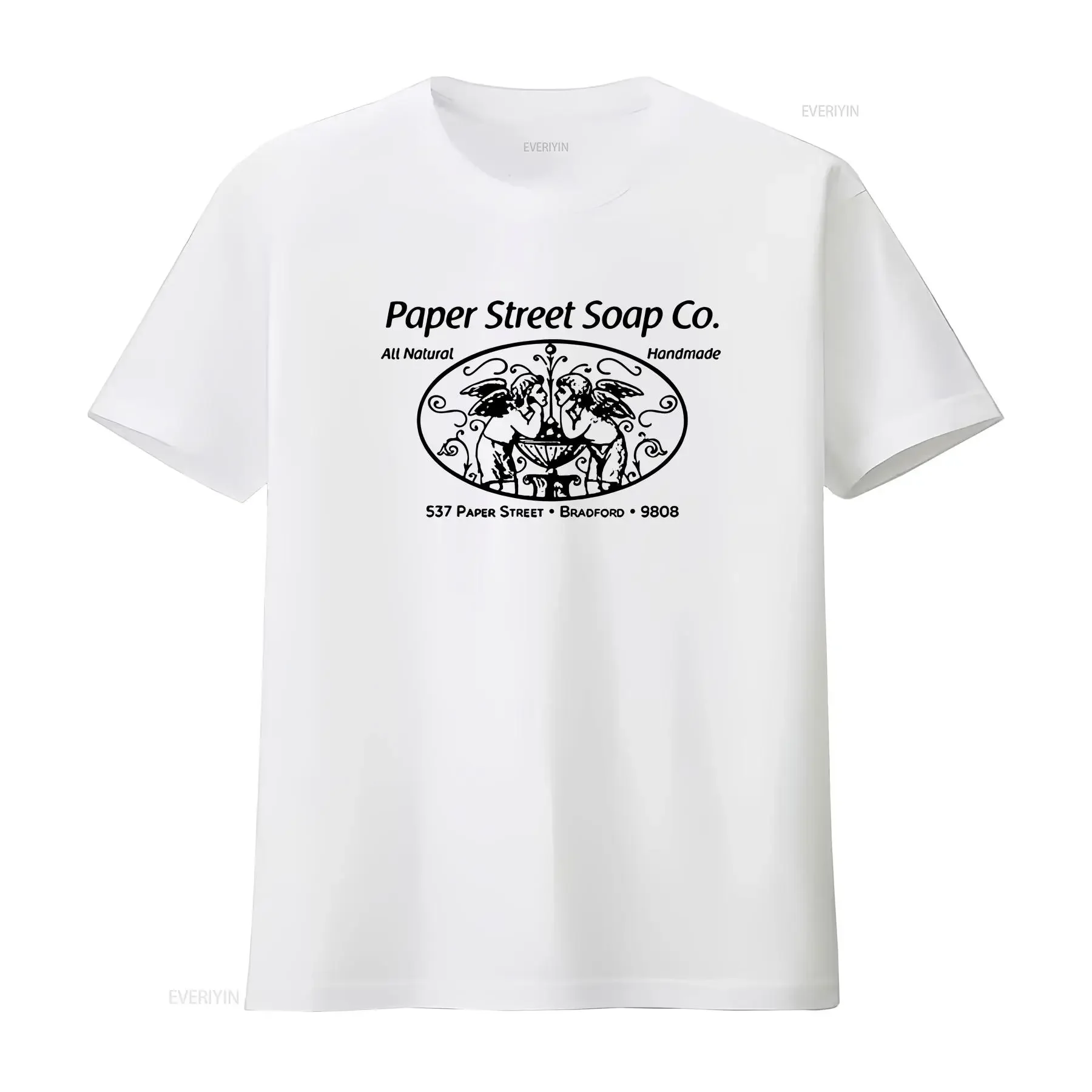 Fight Club Inspired Paper Street Soap Co Film Movie Funny T Shirt 1069 vintage Washed designer clothes graphic Breathable