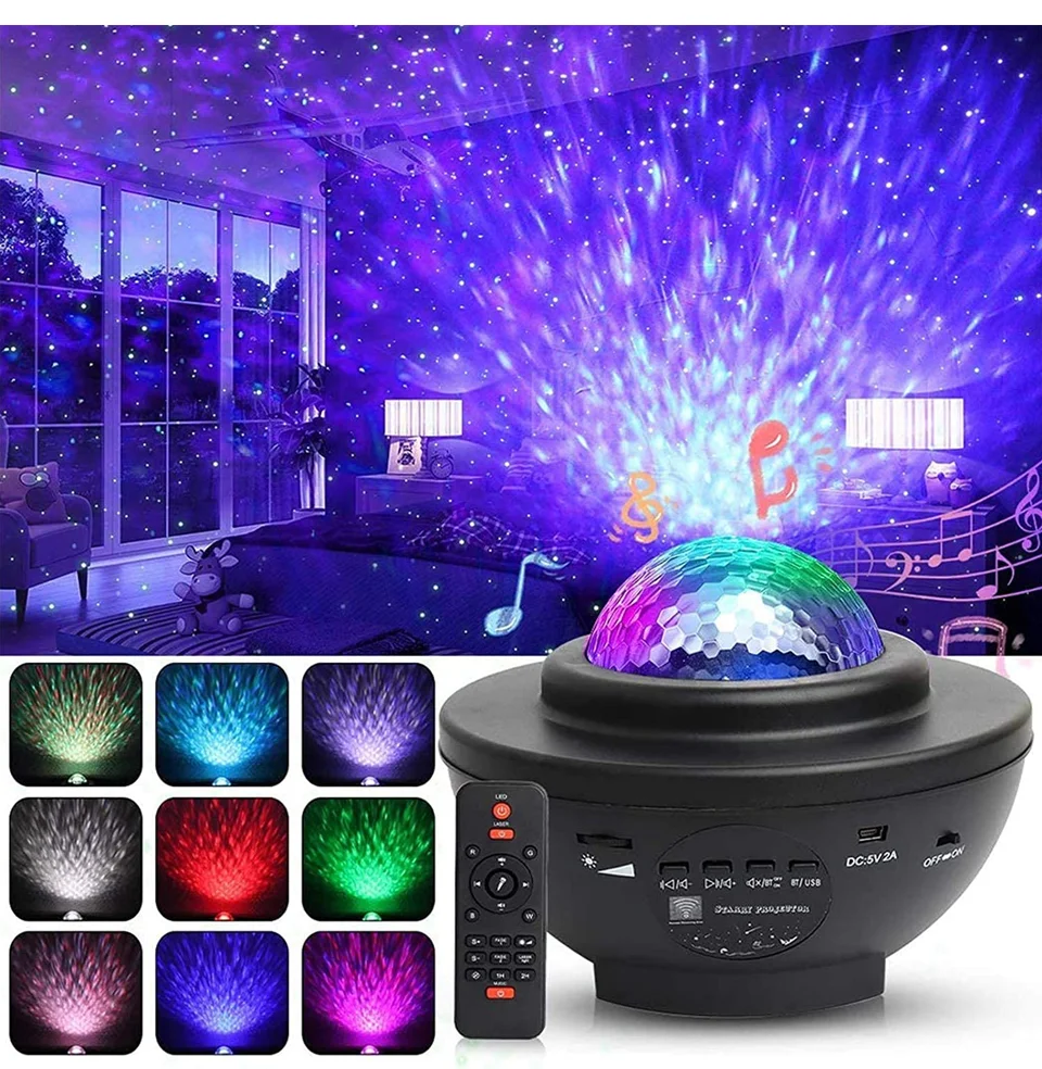 Bedroom Living Room Projection RGB Led baby Night Light Colorful Lava Universe Galaxy Lamp Planet Star Starlight Projectors