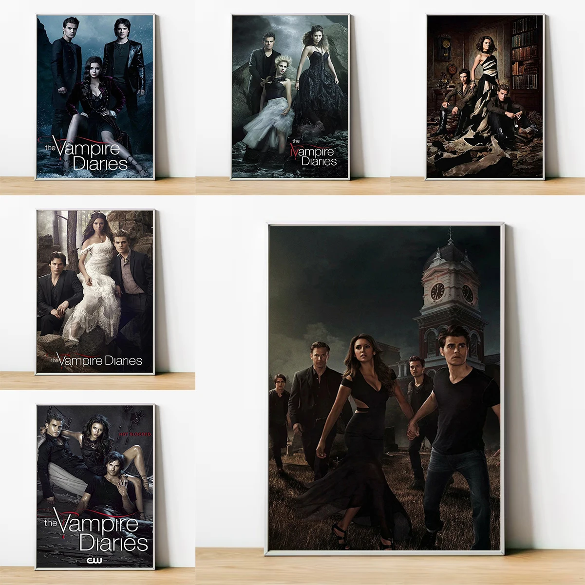 

The Vampire Diaries Tv Show Poster Wall Decoration for Home Decorations Room Decor Canvas Decorative Painting Art Posters Prints