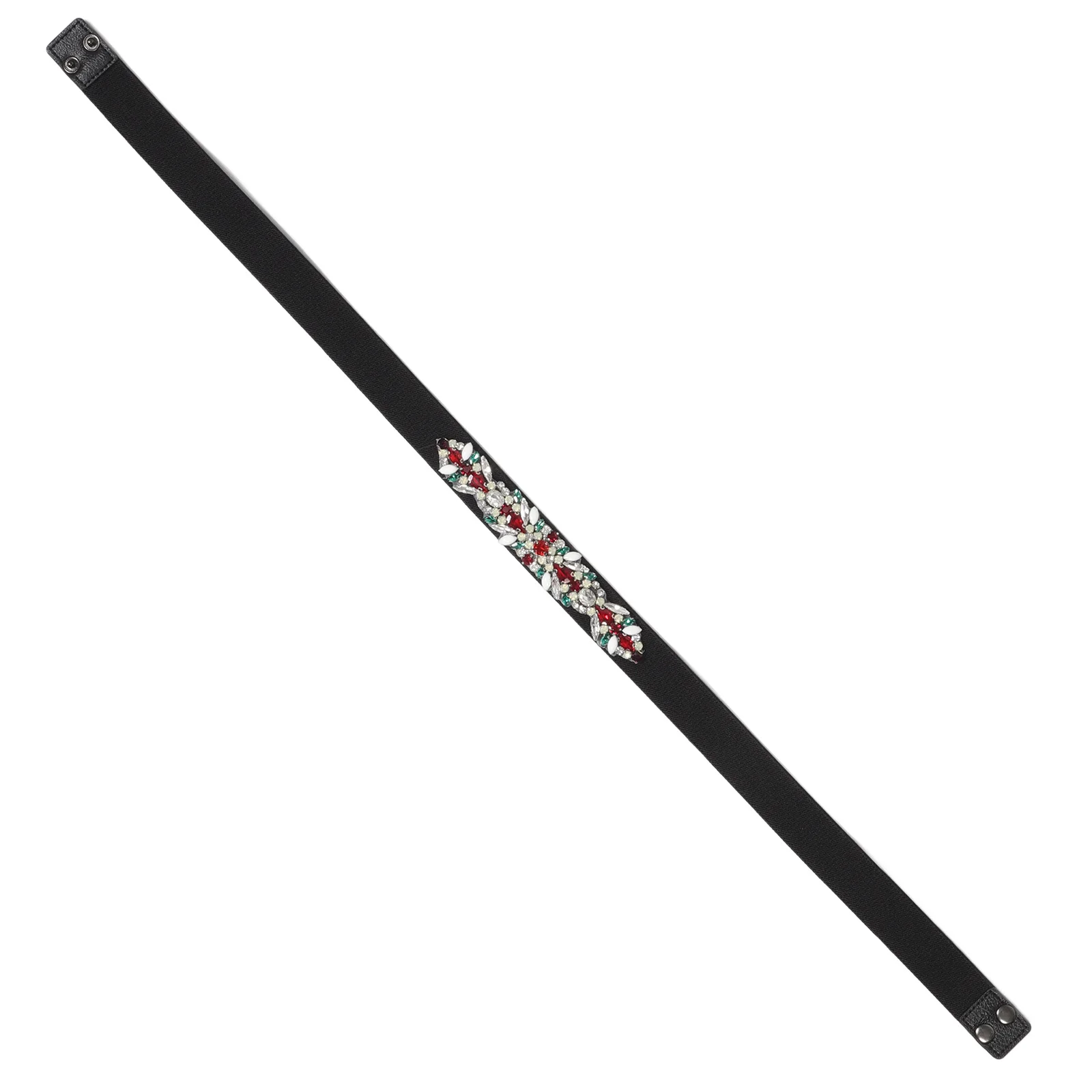 

Crystal Rhinestones Elastic Waist Belt Beaded Sparkly Stretch Belt for Women Dress Wedding Evening Gown Party Formal Wear