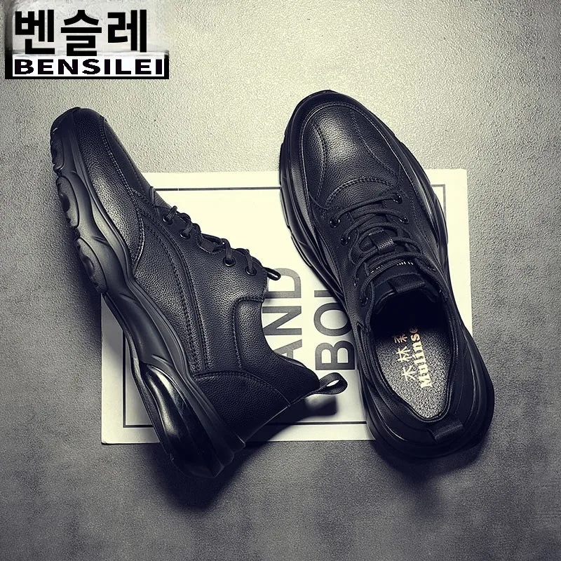 

Мужской повседневный Sport oes, очень большой размер 45, 47, 48, весна-лето, модный, увеличивающий рост, внутренняя часть, Faionable Leather oes