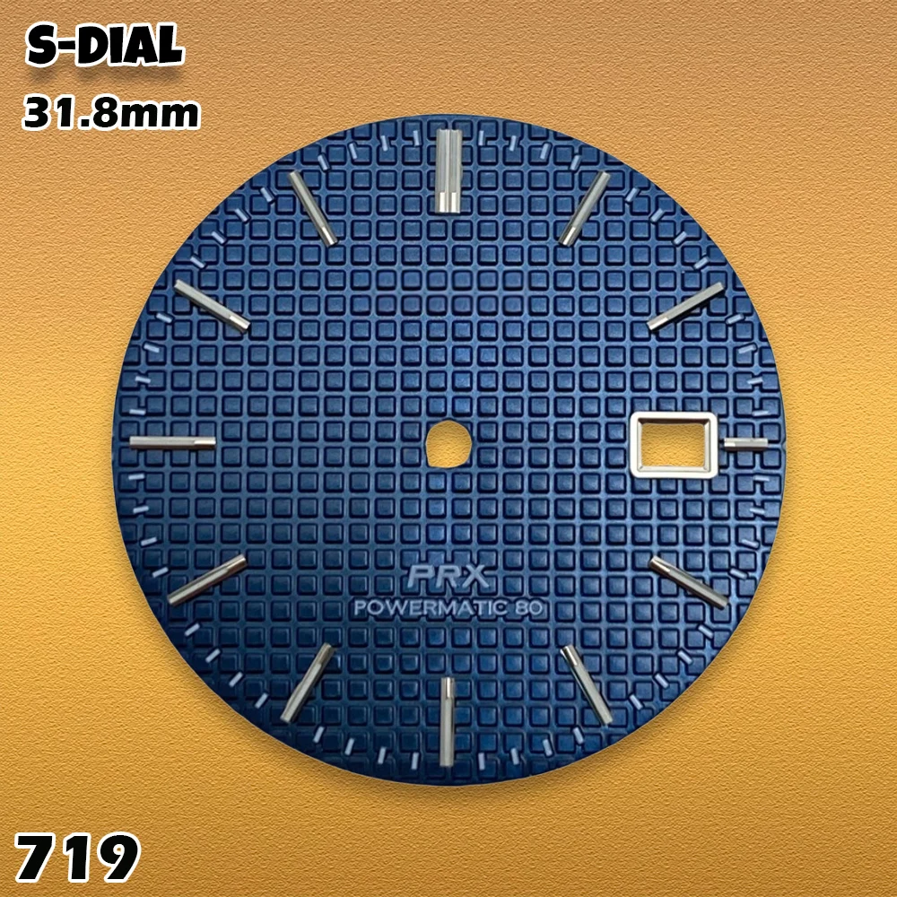 SEI S Logo 31.8mm PRX Dial Oak Dial Fit NH35/NH36/7S/4R Japanese Movement Green Luminous Watch Modification Repair Accessories