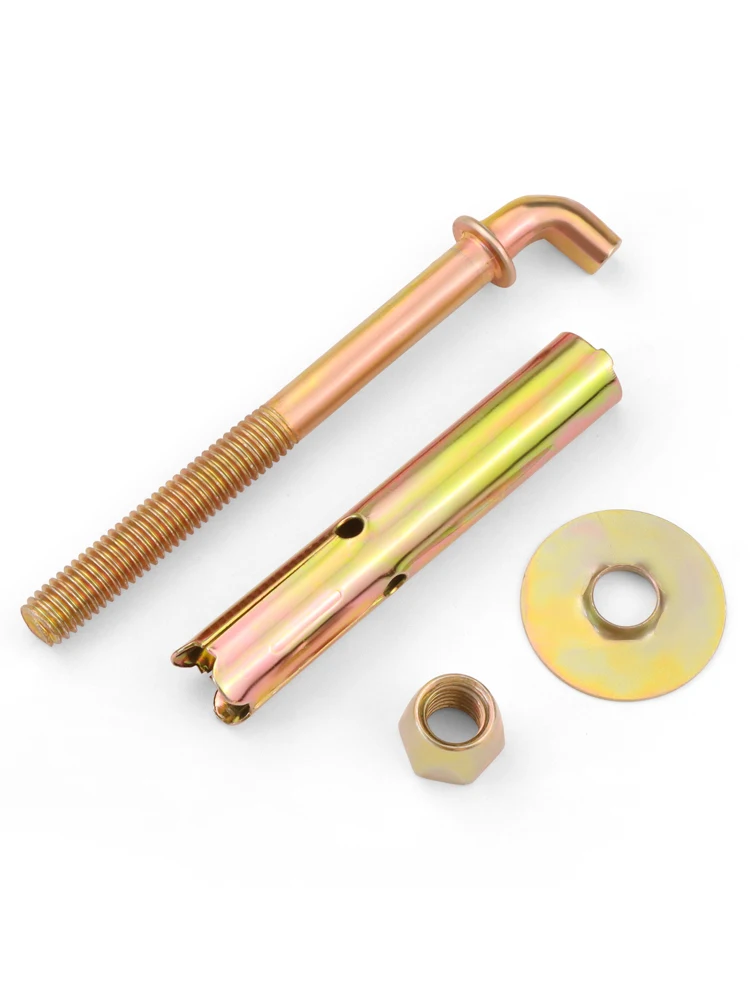 M10x100mm ~ M10x160mm الكربون الصلب التوسع هوك من نوع جدار تصاعد عدة مسامير البراغي العالمي الثقيلة الأجهزة جدار المراسي