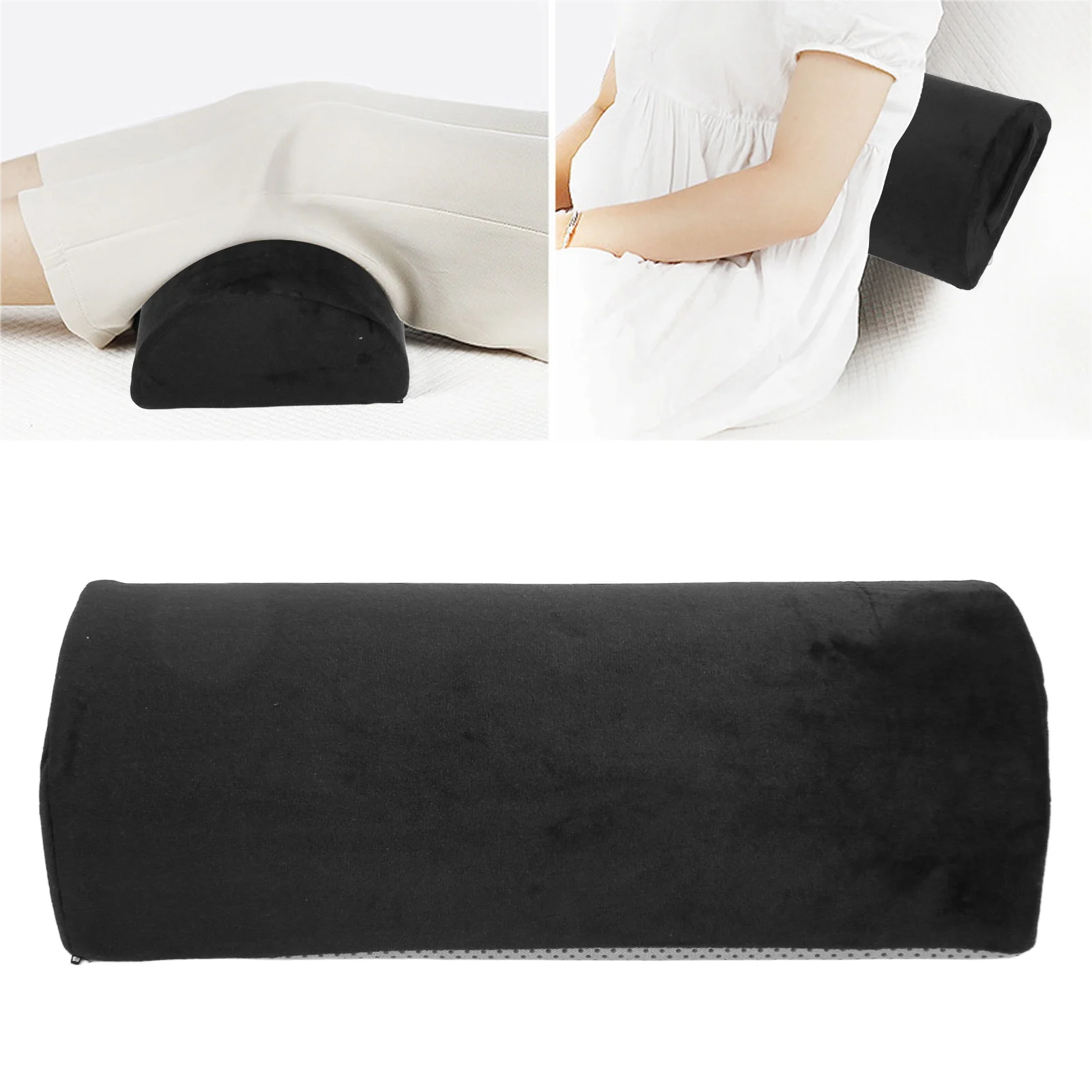 Neck Support Pillow Half Moon Pillow Memory Foam Comfortable Deformation Resistant Elastic Ankle Knee Leg Lumbar Support Cushion