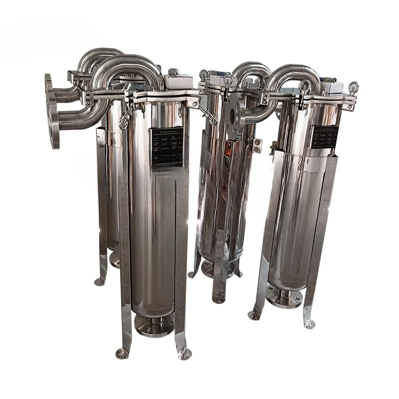 Industrial filter stainless steel filter housing, single or multi-bag filter housing