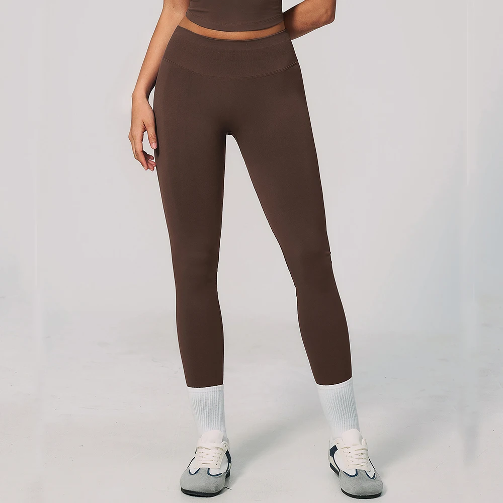 Women Seamless High Waist Lycra Yoga Leggings Butt Lifting Stretch Pants Gym Pilates Running Workout Fitness Athletic Training