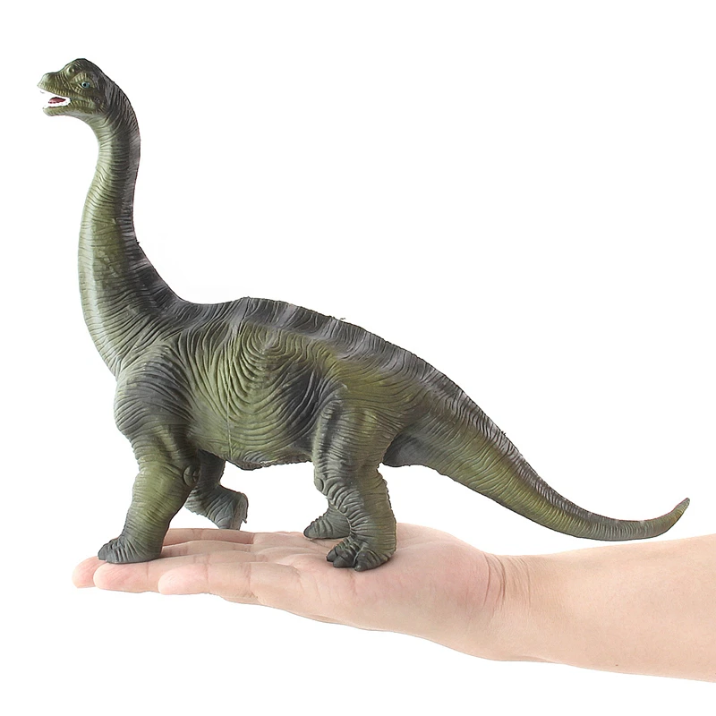 Wysokiej jakości dinozaury jurajskie świat Hollow figurki zielony Brachiosaurus zabawki modele dla dzieci prezenty świąteczne wystrój