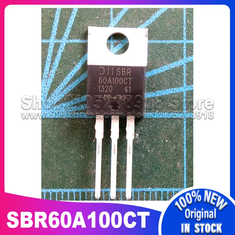 

1 шт./лот SBR60A100CT SBR60A100 60A100CT TO-220-3 100% новый спотовый запас