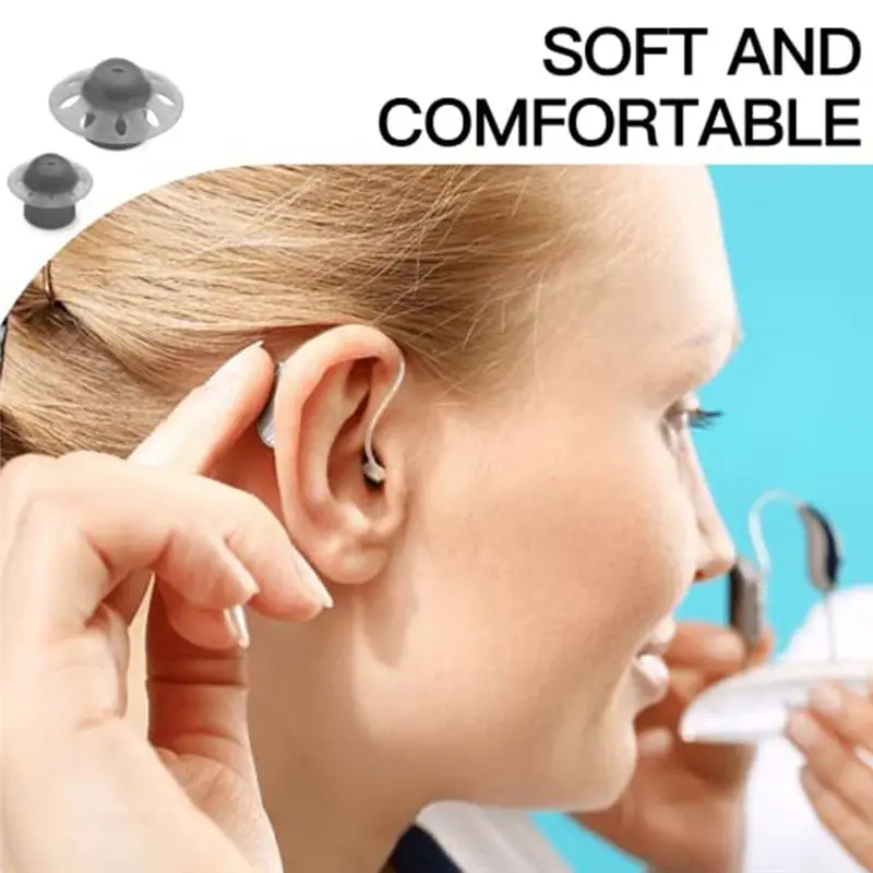 COFA Hearing Aid Domes for & Paradise RIC BTE Models SDS 4.0 Large Open Dome 10mm 20 Pcs Pack,Large